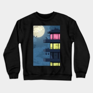 The night tower Crewneck Sweatshirt